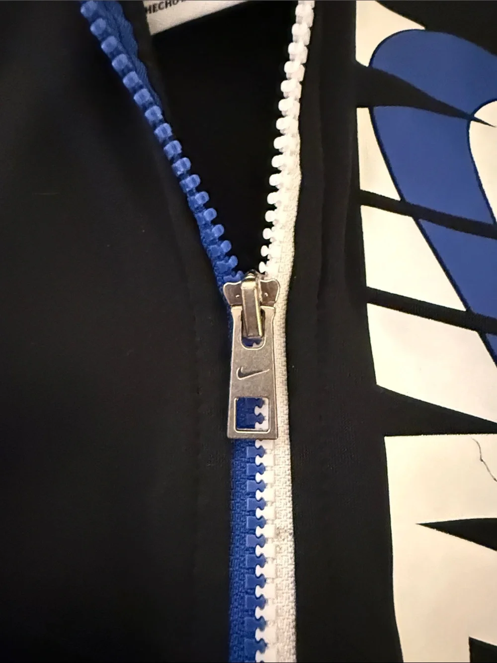 Nike Black and Blue Kids Zip Hoodie & Joggers Set - Picture 4 of 11